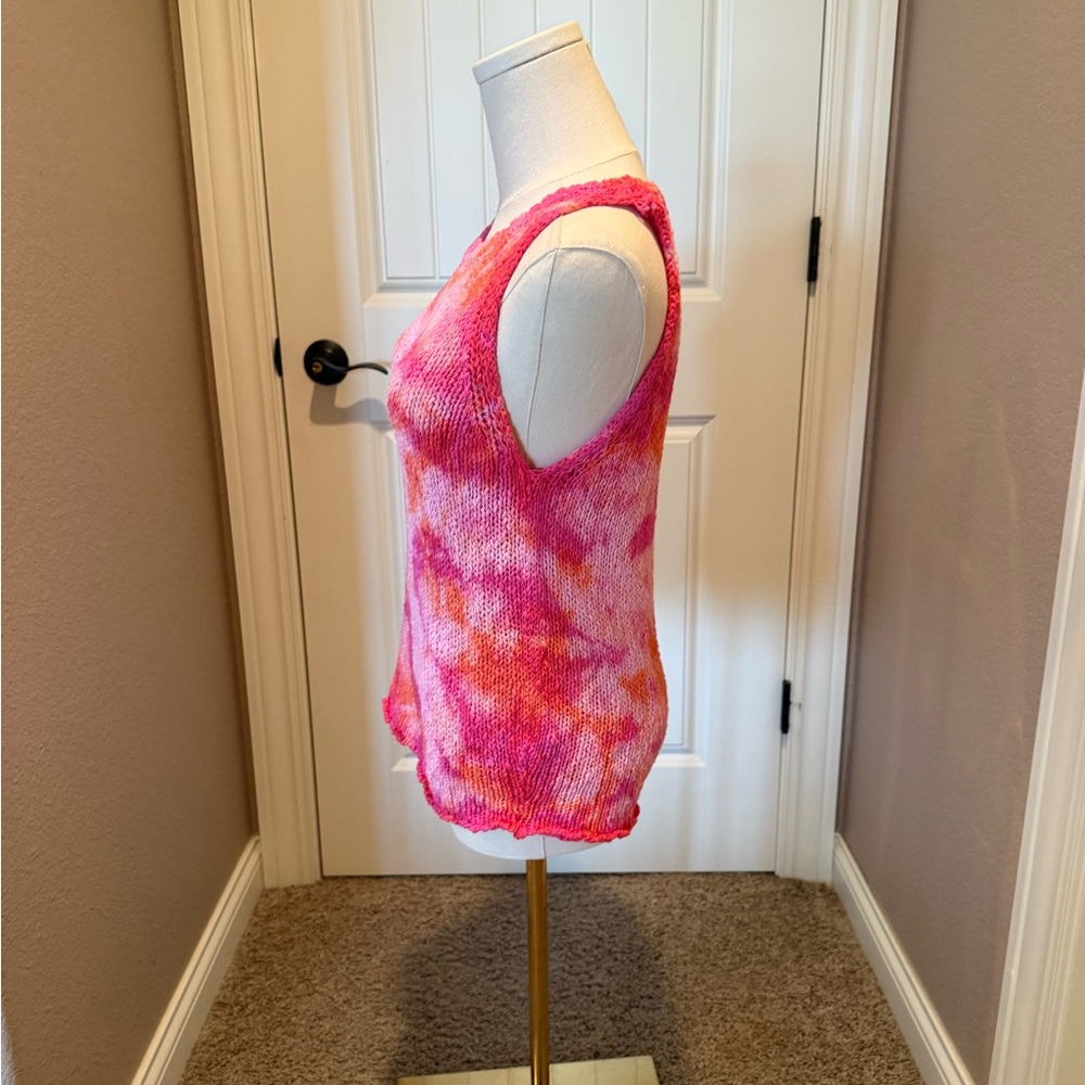 Evereve Jamison Pink and Orange Women's Tank Top - Picture 3 of 5